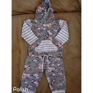 Girls Floral Sweater&Pants Set🌺